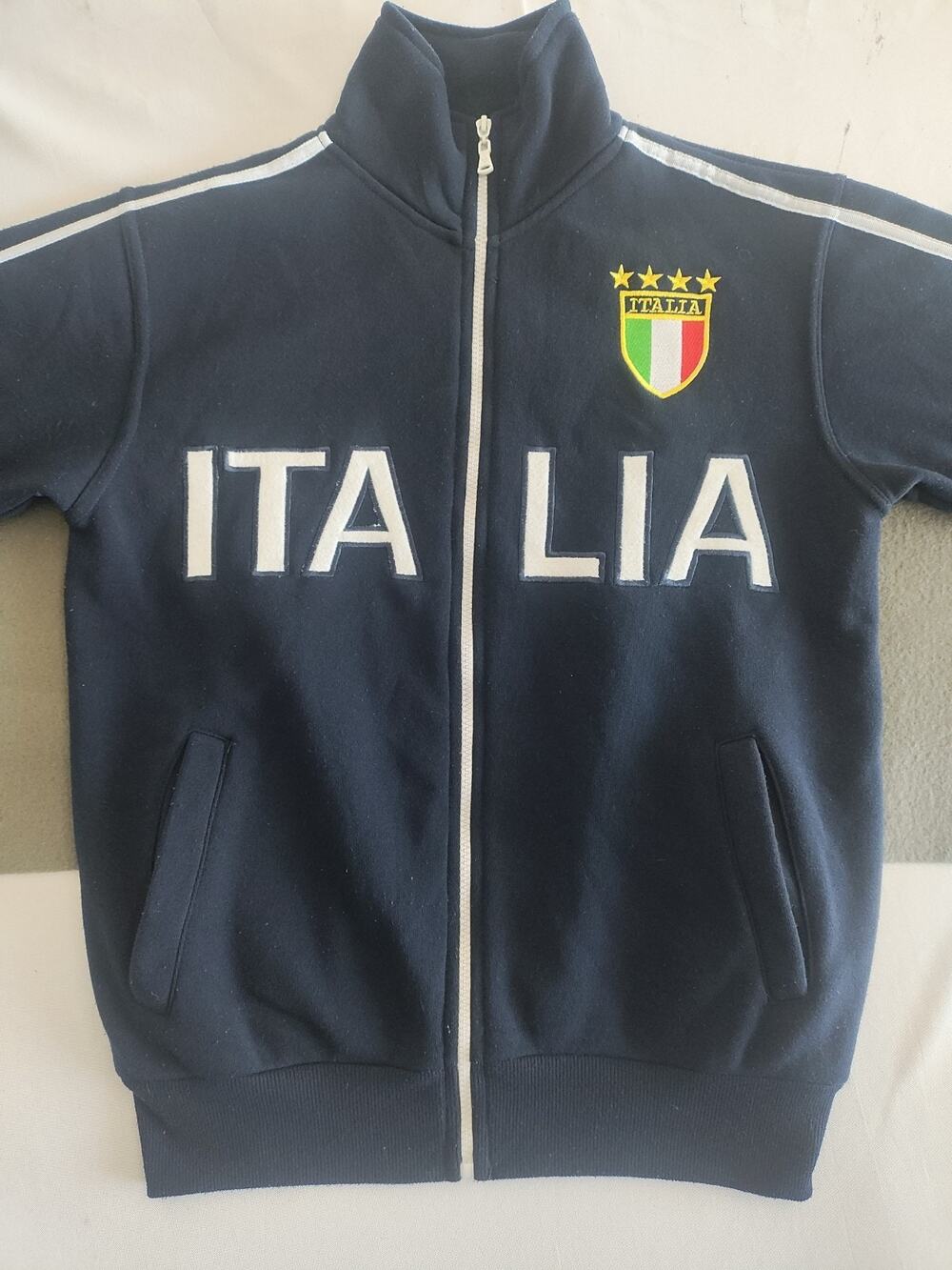 Italia Sweat Coat Jacket Naqi Star Venezia Sz XS MLS Soccer Full Zip